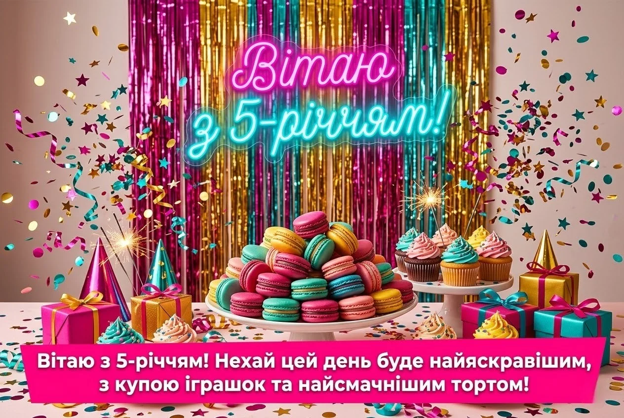 Найкращі привітання з 5-річчям дівчинці: вірші, проза та ідеї для свята