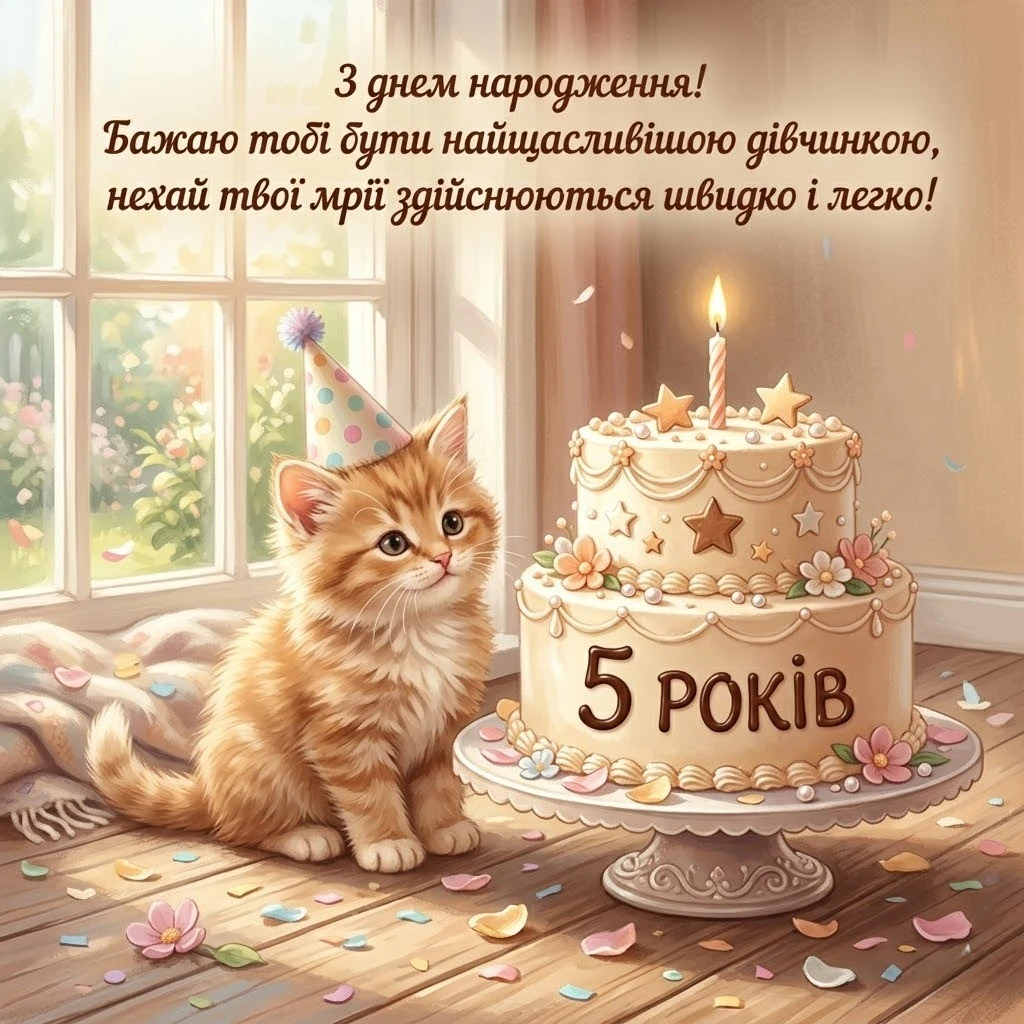 З днем народження, 5 років! Найкращі вітання для маленького героя