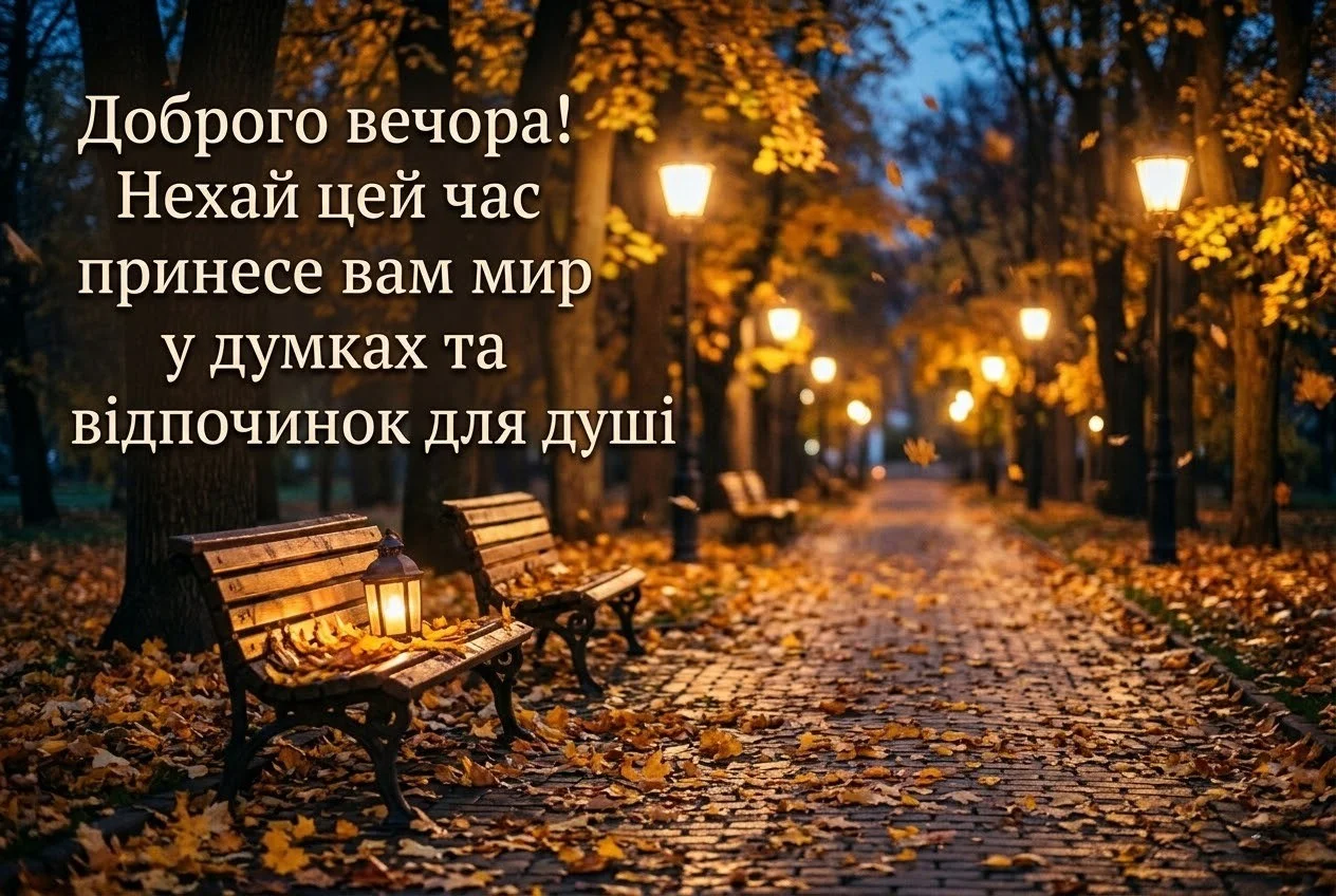 Доброго вечора: щирі побажання та найтепліші картинки для затишного відпочинку