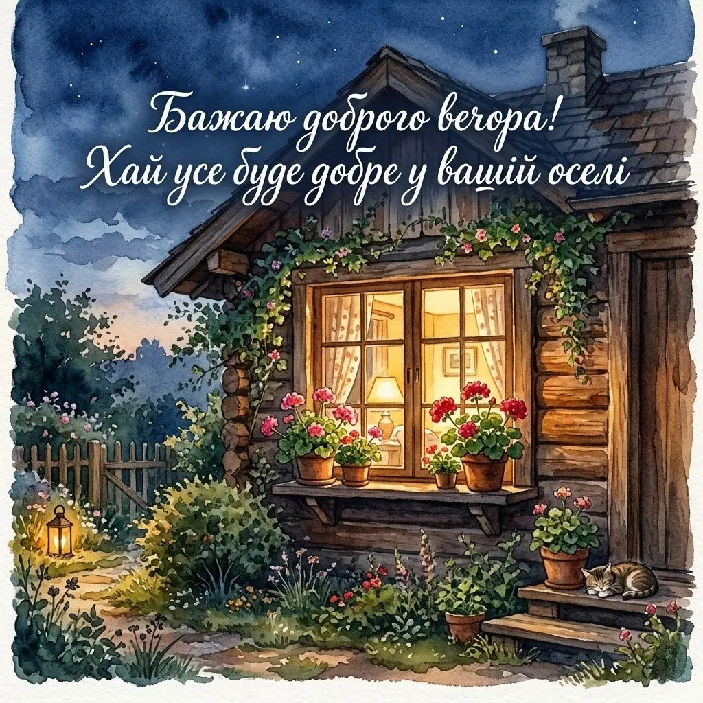 Доброго вечора: щирі побажання та найтепліші картинки для затишного відпочинку
