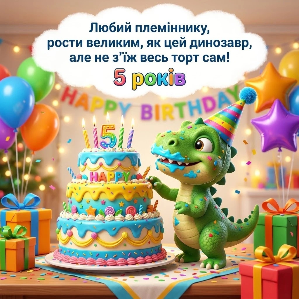 З днем народження, любий племіннику: найкращі привітання з 5-річчям