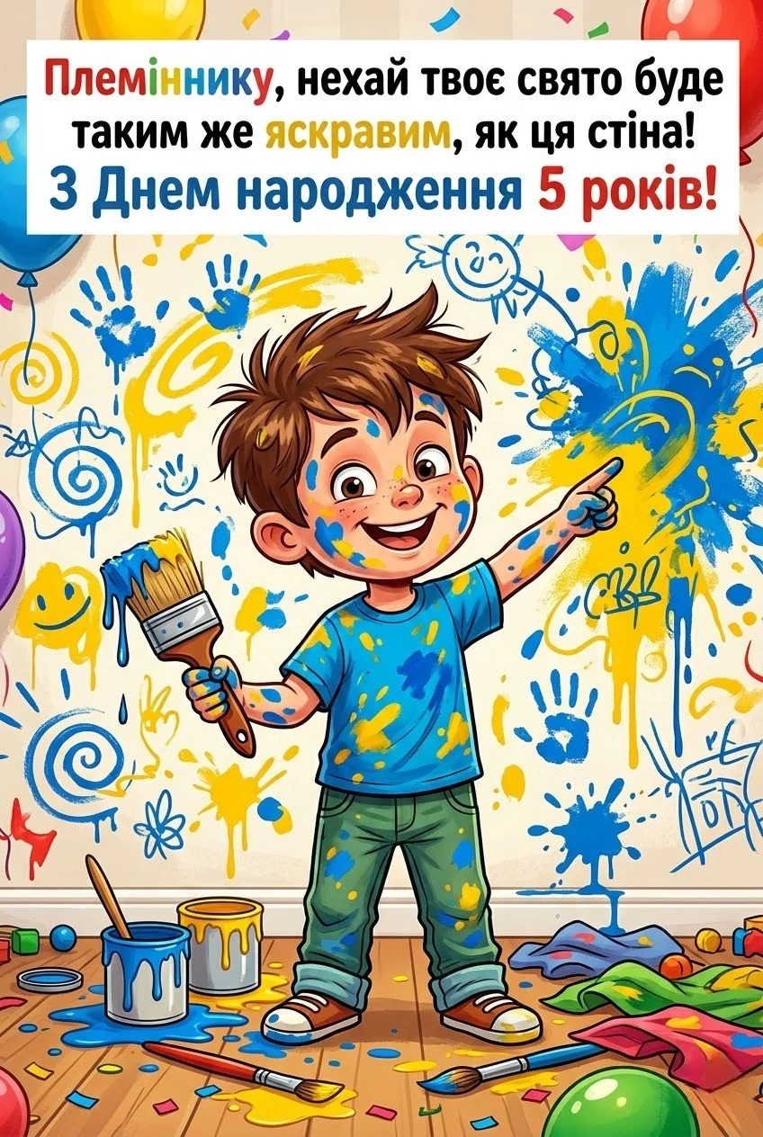 З днем народження, любий племіннику: найкращі привітання з 5-річчям
