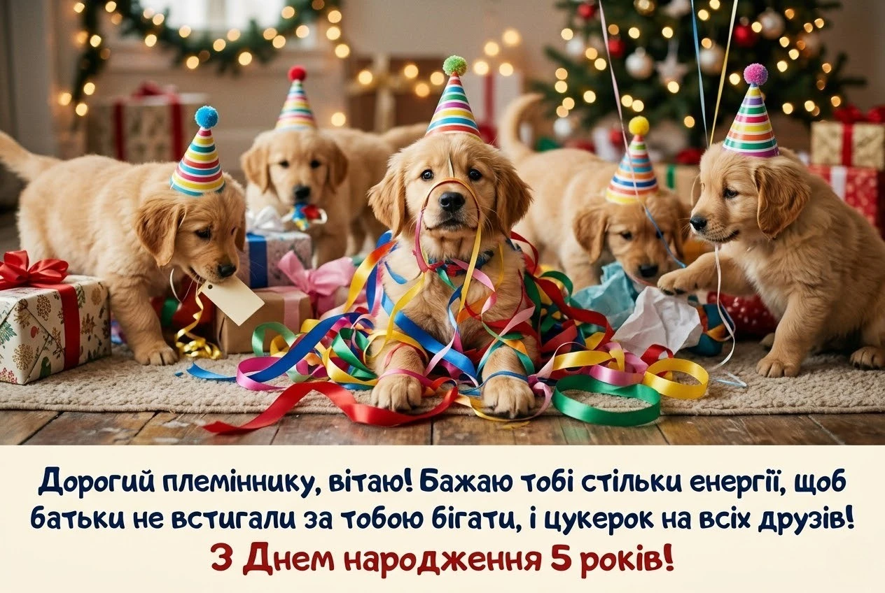 З днем народження, любий племіннику: найкращі привітання з 5-річчям