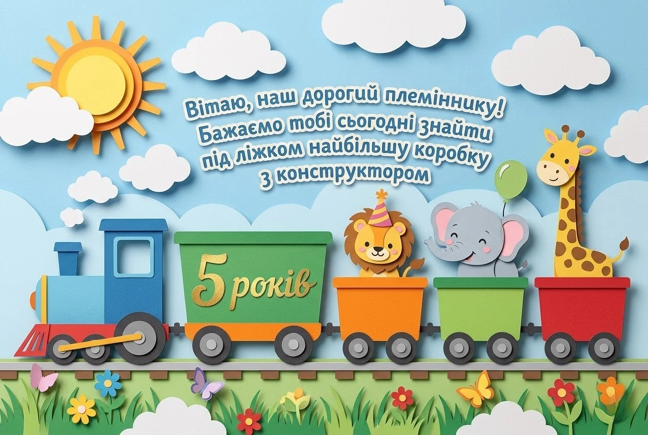 З днем народження, любий племіннику: найкращі привітання з 5-річчям