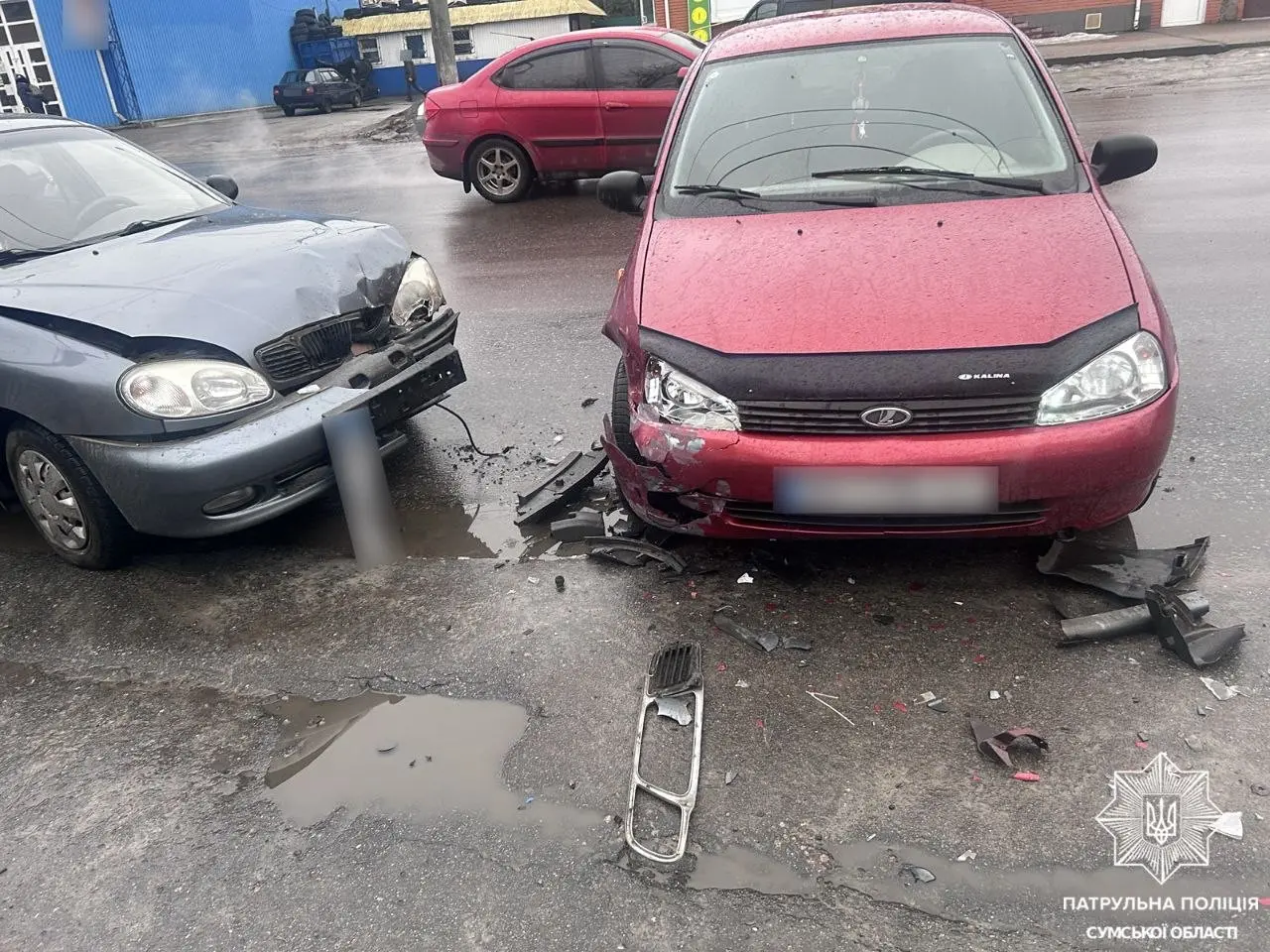 ДТП без поліції: на Харитоненка в Сумах роз’їхалися за європротоколом