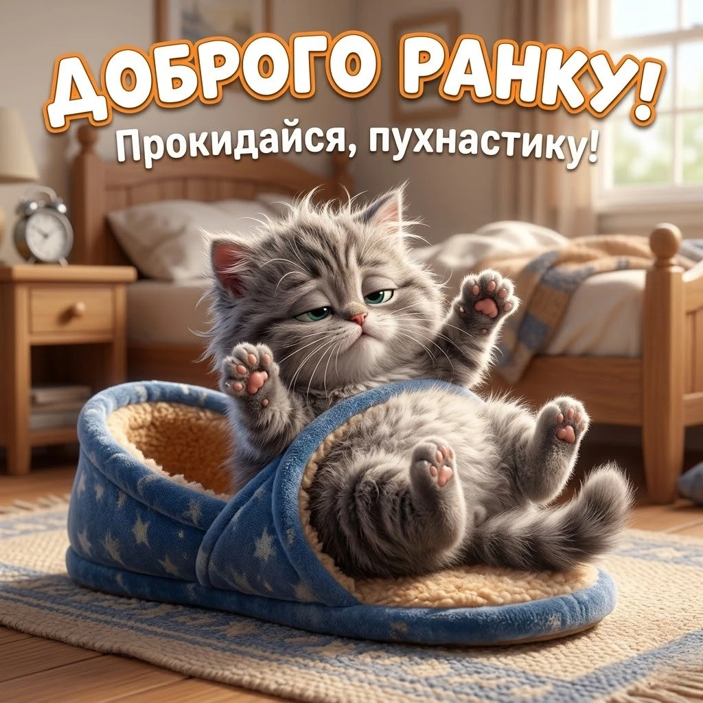 Доброго ранку котики та наймиліші картинки для затишного початку дня