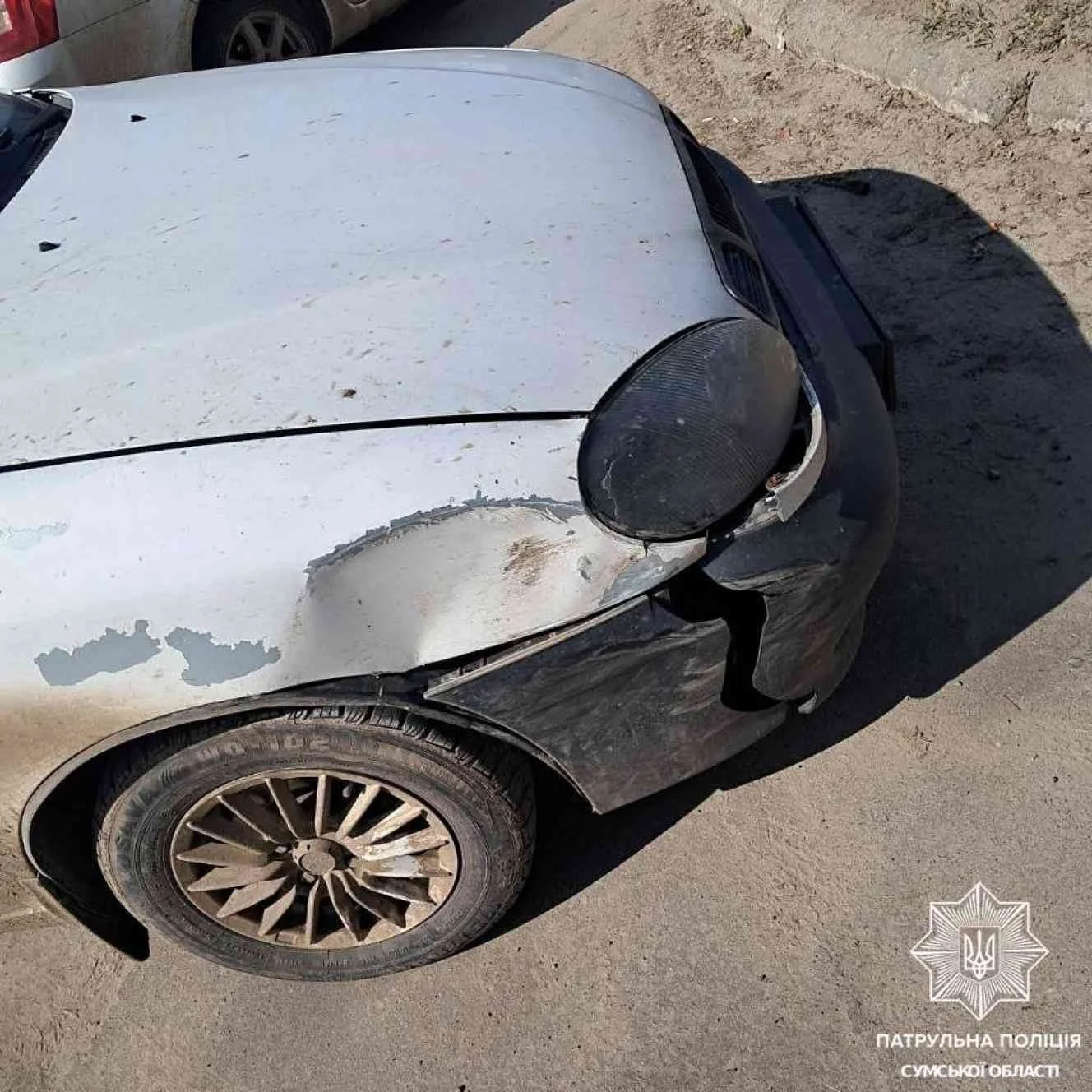 Невдалий маневр на Металургів: деталі ранкової ДТП у Сумах