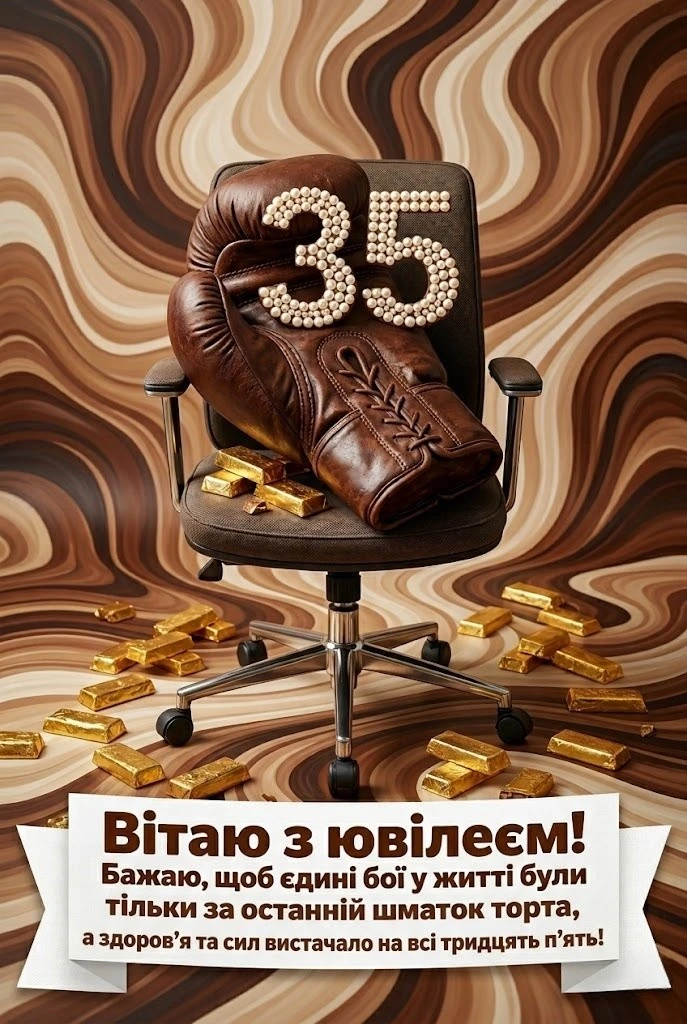 З ювілеєм 35 років чоловіку: найкращі привітання у віршах та прозі