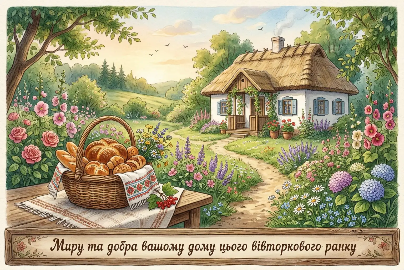 Доброго ранку вівторка: красиві картинки та душевні листівки для гарного настрою