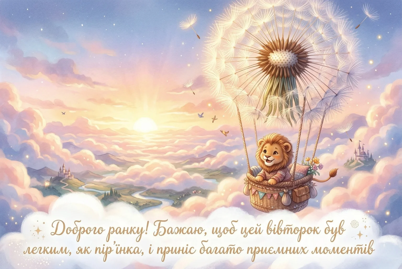 Доброго ранку вівторка: красиві картинки та душевні листівки для гарного настрою