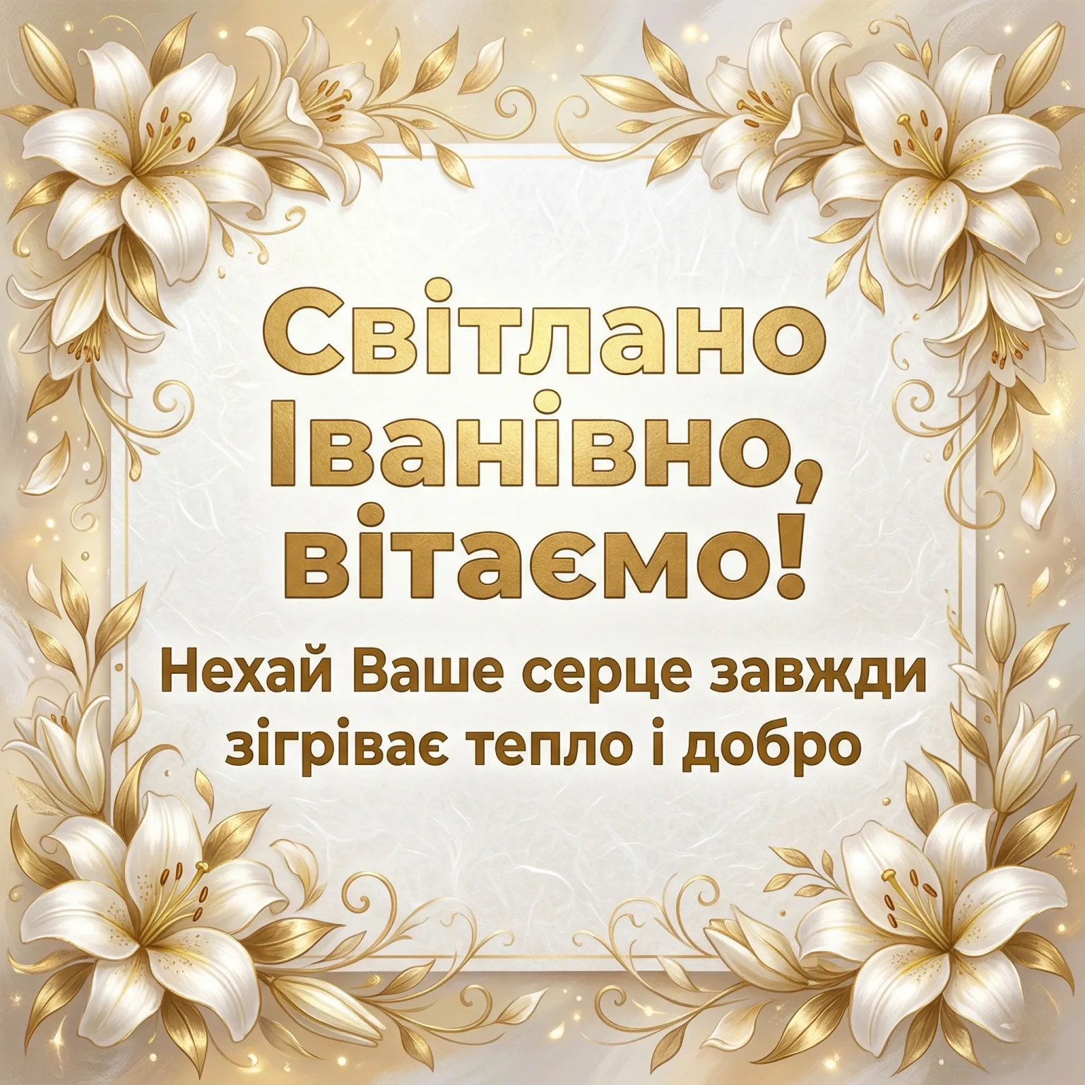 Світлано Іванівно, зі святом! Красиві вірші та проза до дня ангела