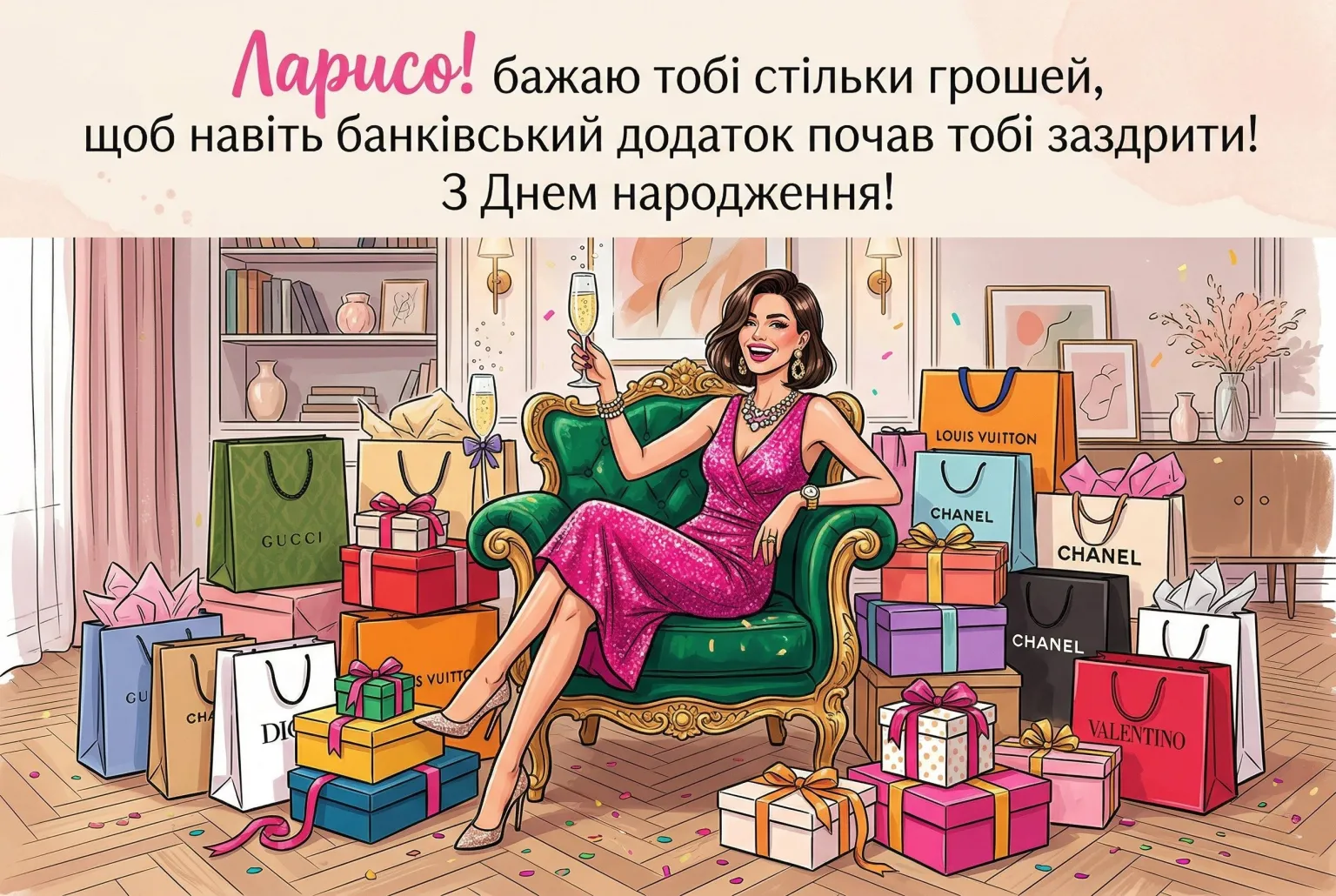 З днем народження, Ларисо! Красиві вітання для особливої жінки