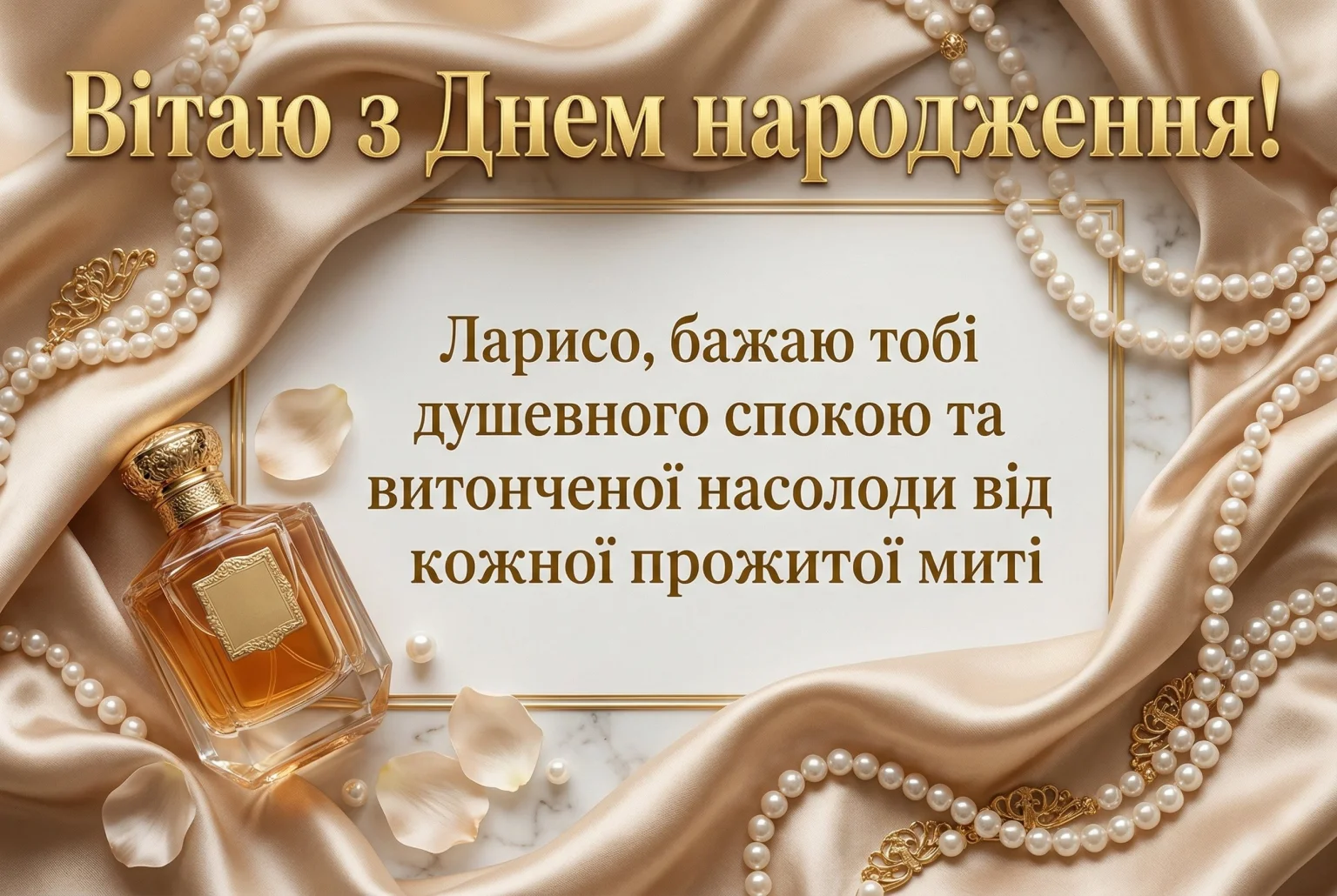 З днем народження, Ларисо! Красиві вітання для особливої жінки