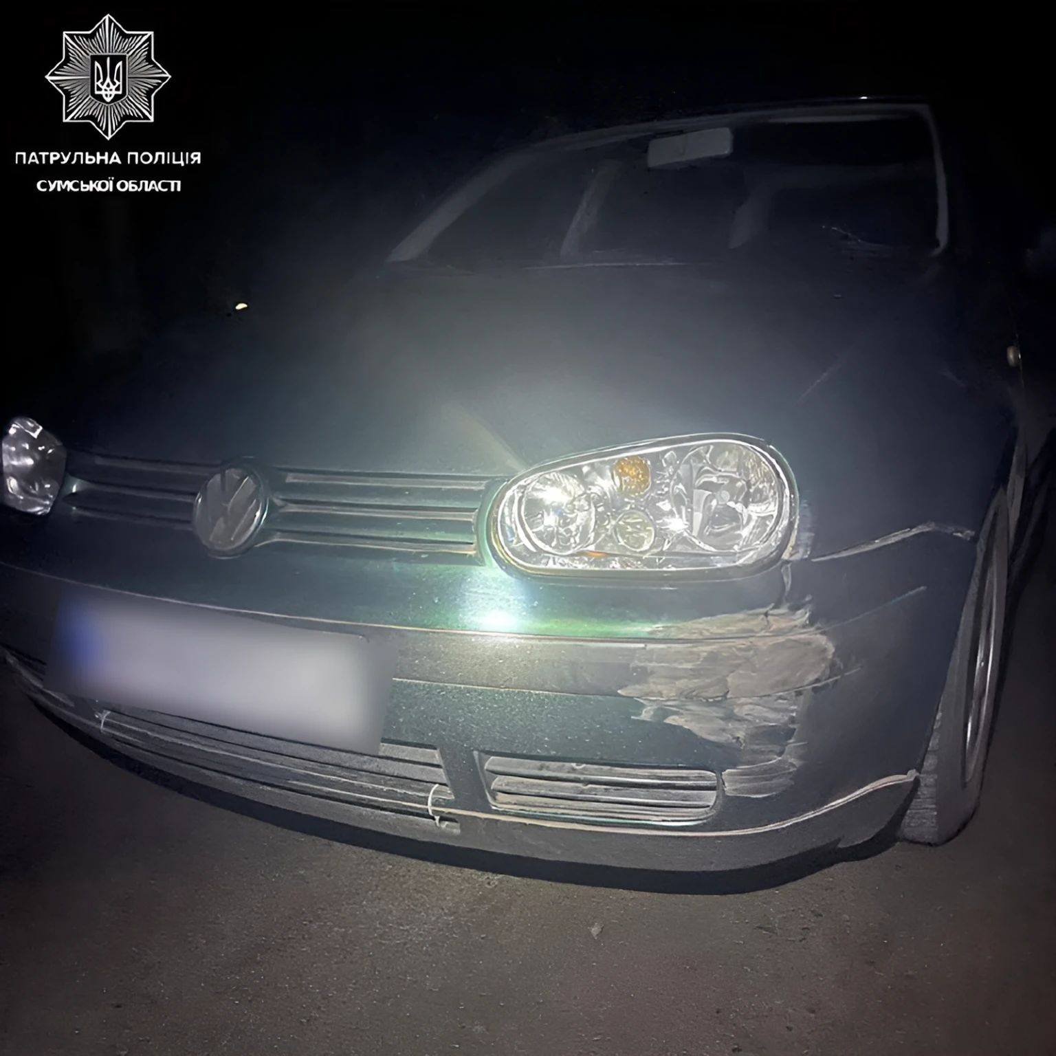 Нічна аварія на Роменській: водій Volkswagen проігнорував правила пріоритету