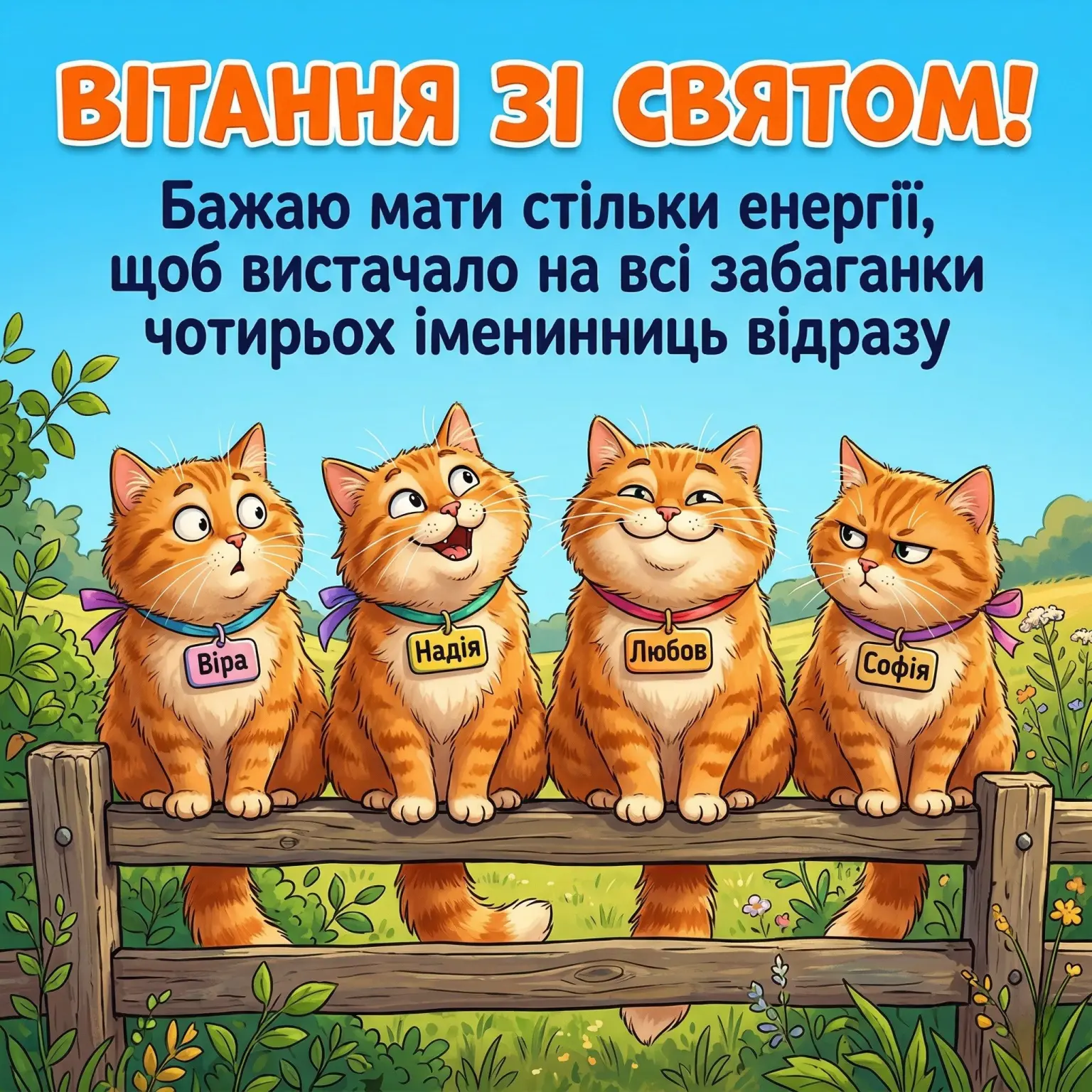 День ангела Віри, Надії, Любові та Софії: привітання для іменинниць