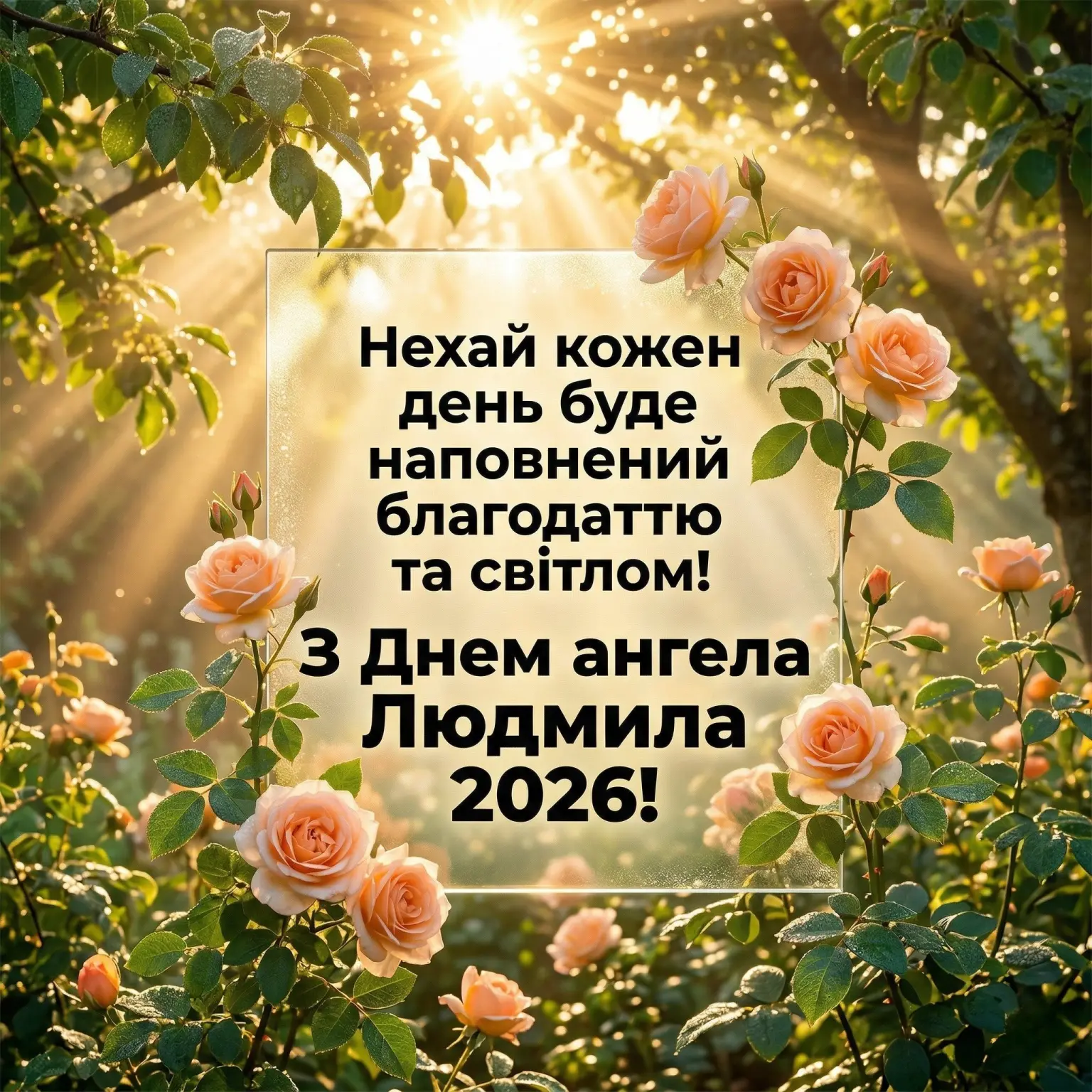 З днем ангела, Людмило! Оригінальні привітання та побажання на 2026 рік