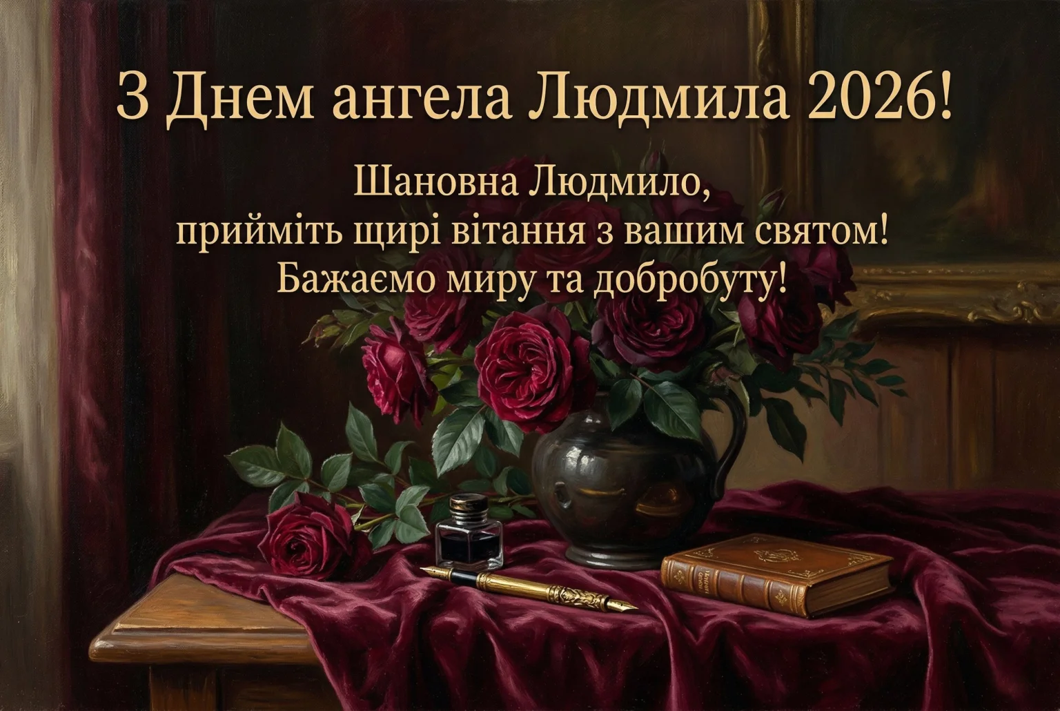 З днем ангела, Людмило! Оригінальні привітання та побажання на 2026 рік
