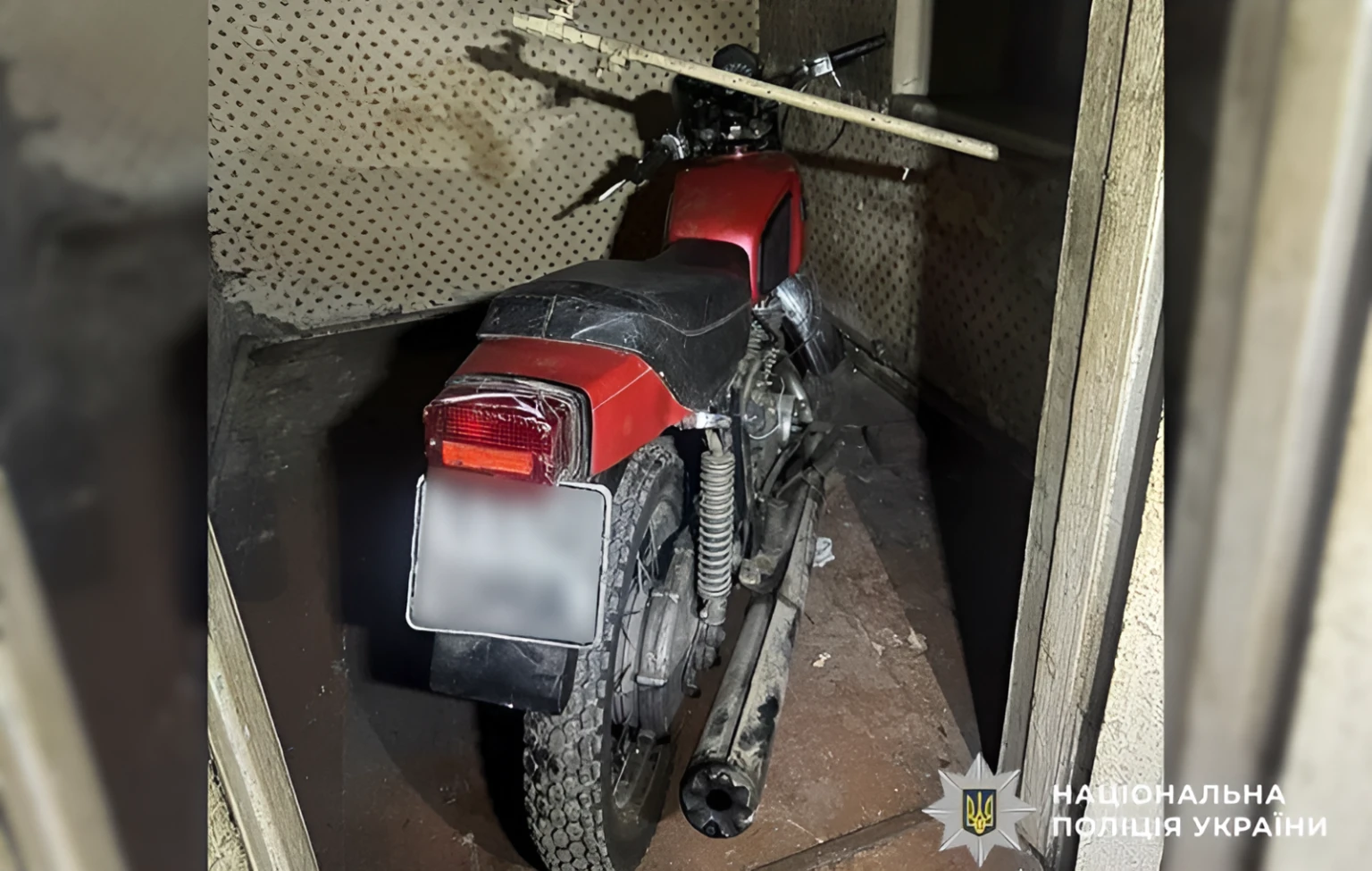 На Полтавщині затримали чоловіка за крадіжку мотоцикла у військовослужбовця