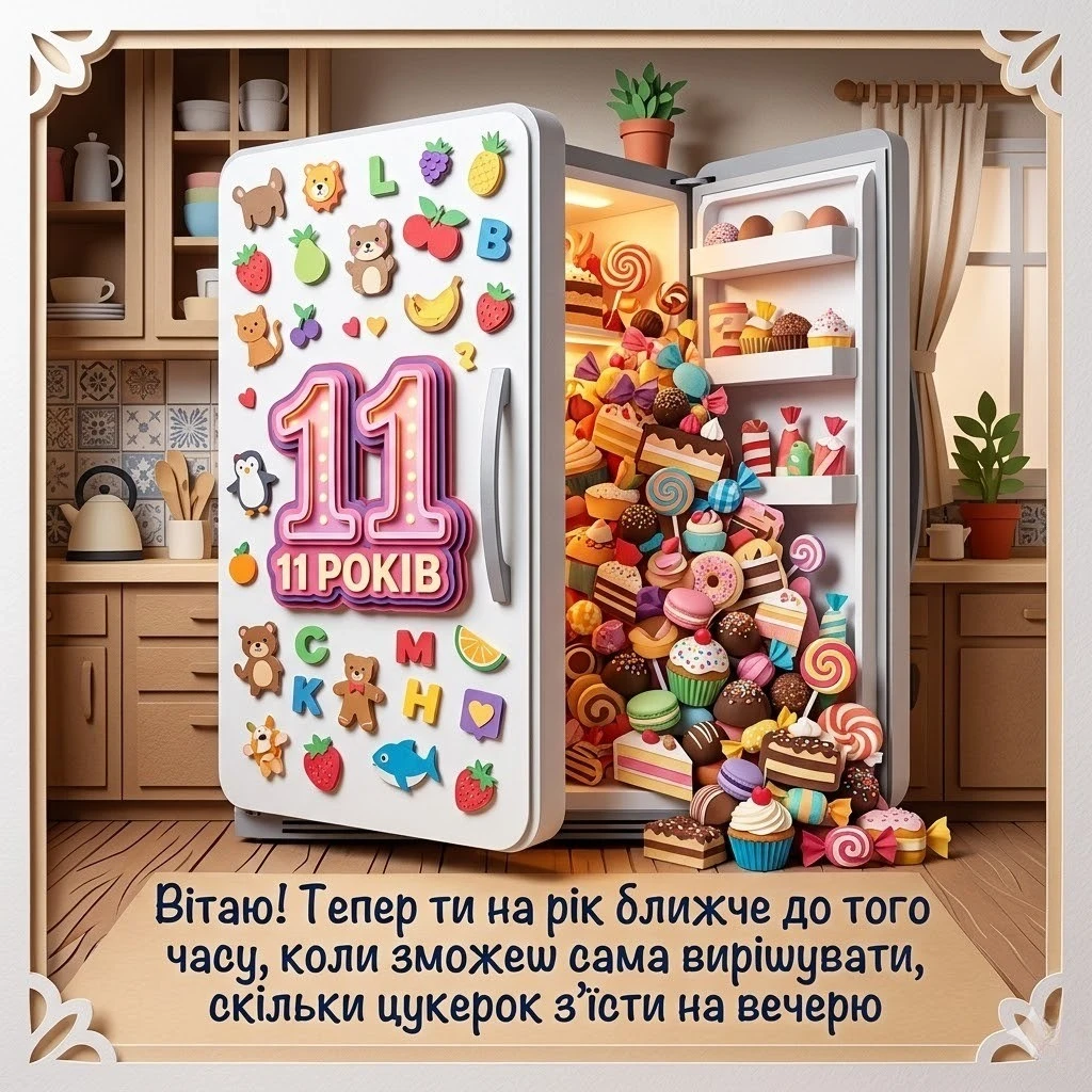 Найтепліші привітання з 11-річчям для доньки у віршах та прозі