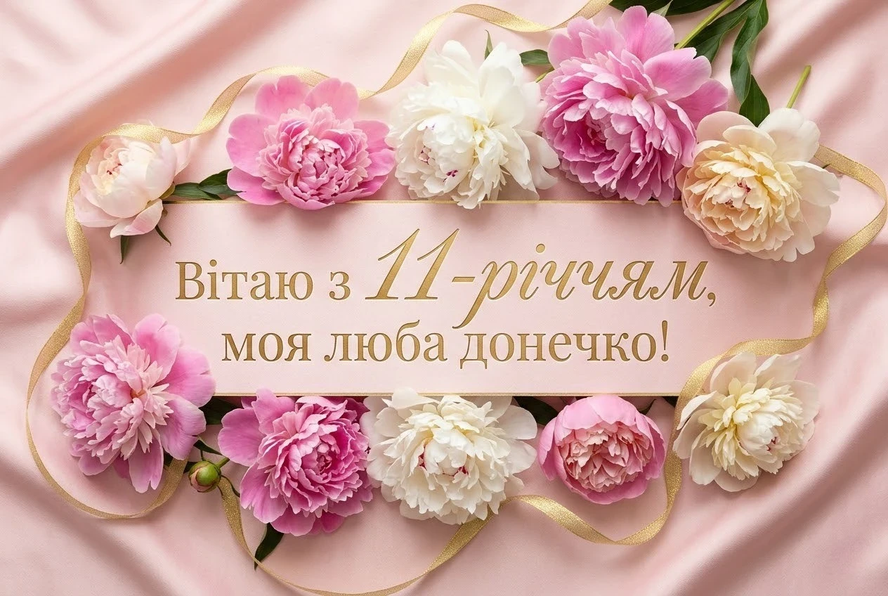 Найтепліші привітання з 11-річчям для доньки у віршах та прозі