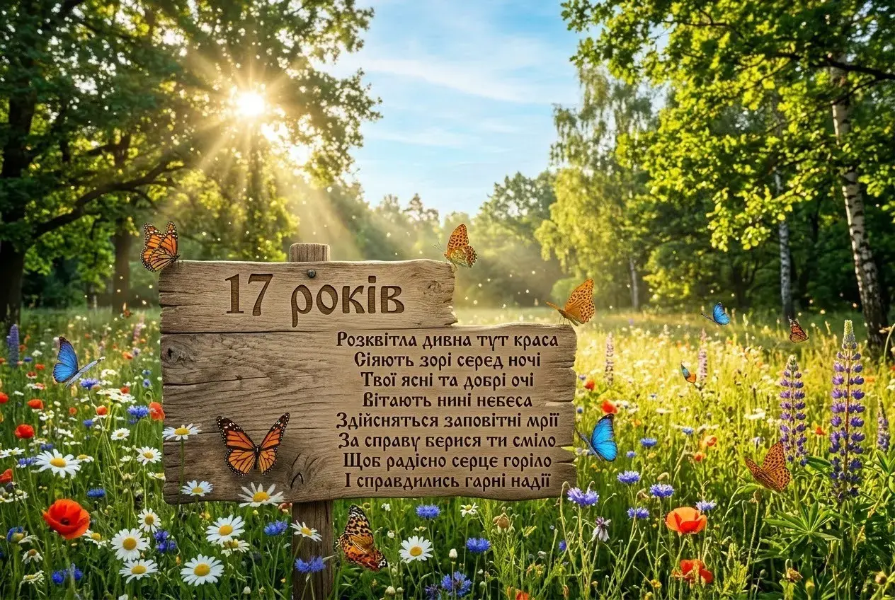З днем народження, 17 років! Оригінальні та натхненні вітання для дівчини