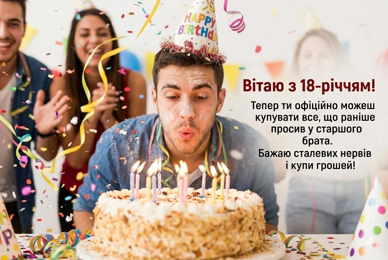 Вітання з 18-річчям хлопцю: найкраща добірка прози та віршів