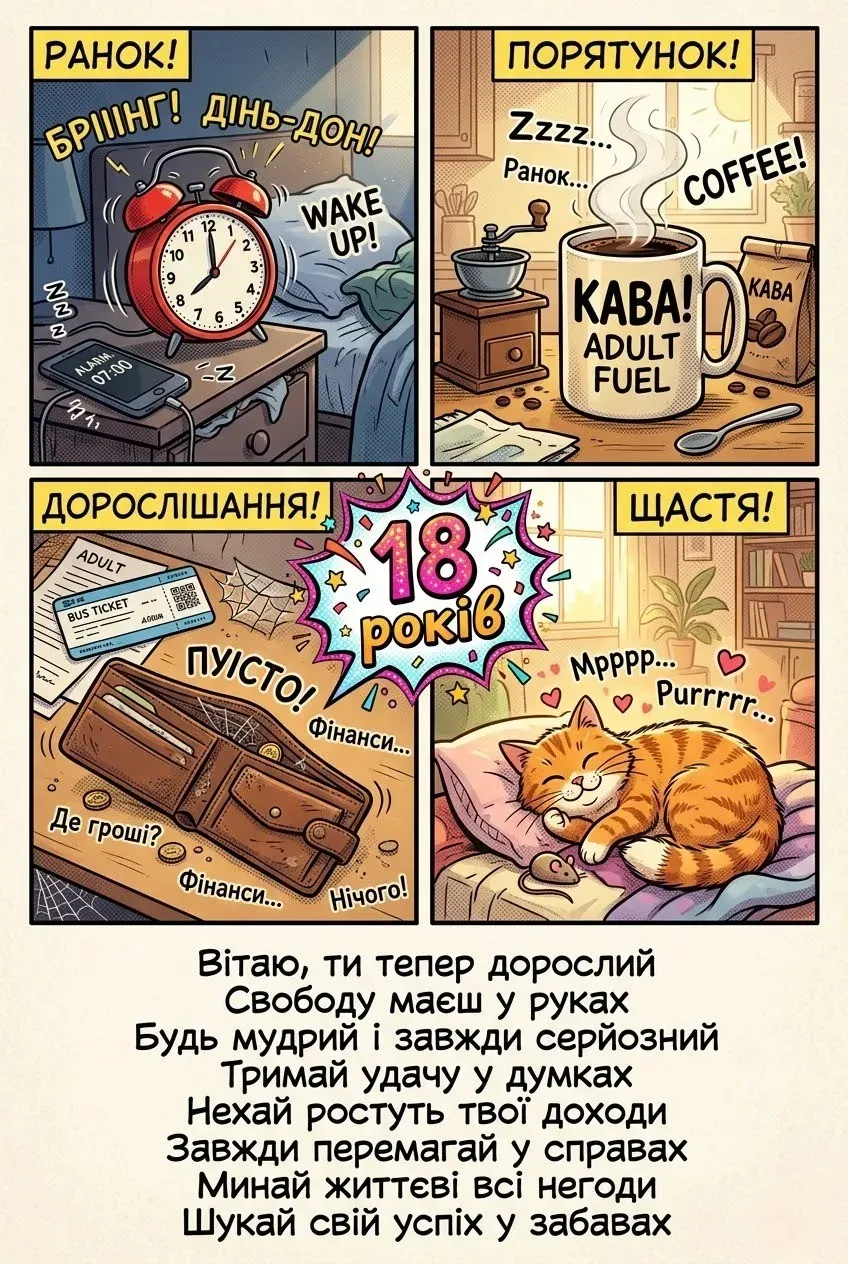 Вітання з 18-річчям хлопцю: найкраща добірка прози та віршів