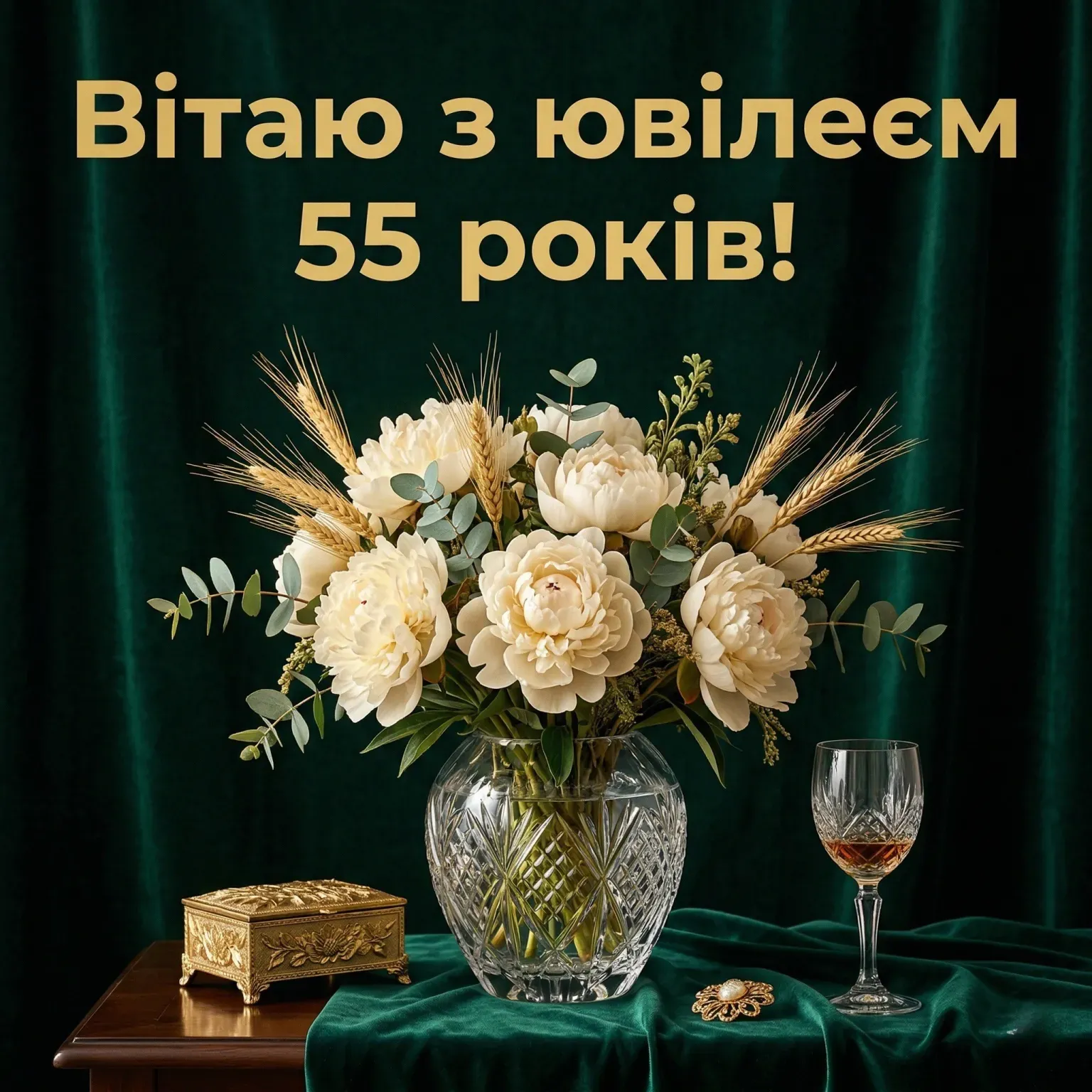 Привітання з ювілеєм 55 років жінці: найкращі слова у прозі та віршах