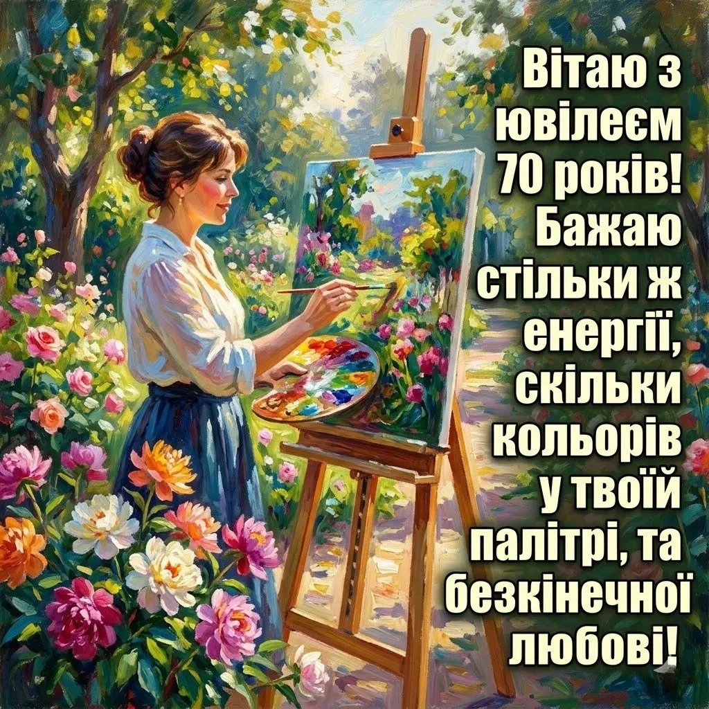 З ювілеєм 70 років! Добірка найтепліших побажань для жінок у віршах та прозі
