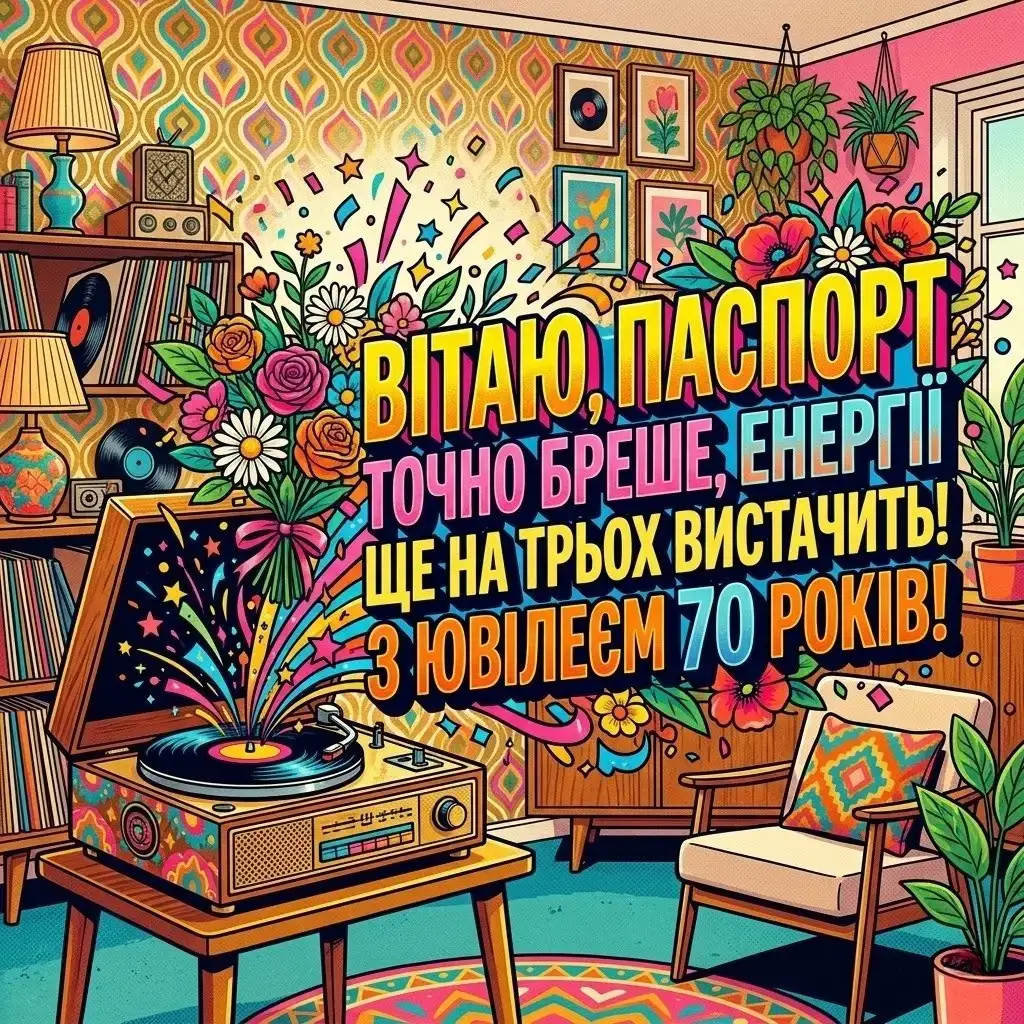 З ювілеєм 70 років! Добірка найтепліших побажань для жінок у віршах та прозі