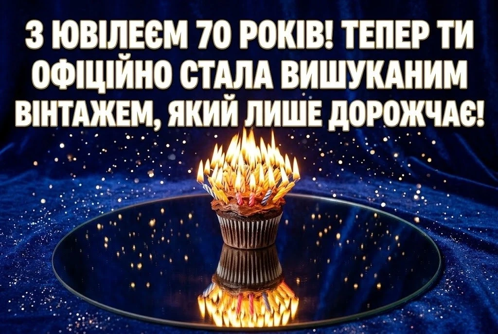 З ювілеєм 70 років! Добірка найтепліших побажань для жінок у віршах та прозі