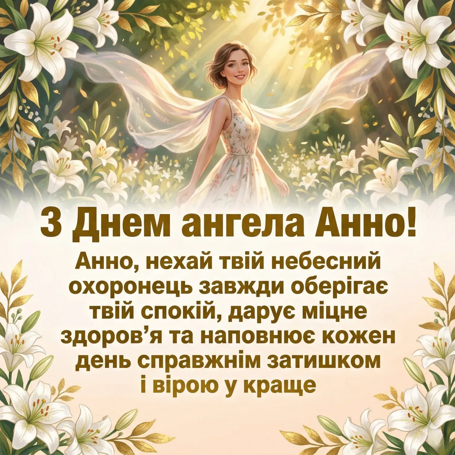 З днем ангела Анни 2026: добірка найтепліших слів для коханих, друзів та колег