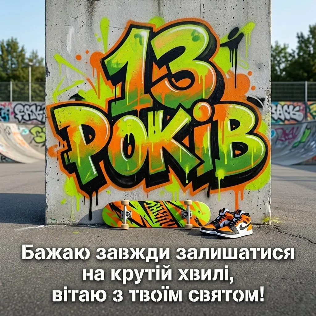Картинки з днем народження 13 років: найкращі привітання для підлітків