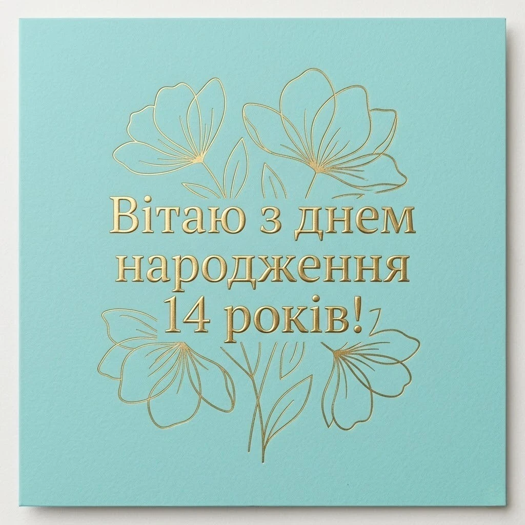 Привітання з днем народження дівчинці на 14 років: зворушливі та сучасні ідеї