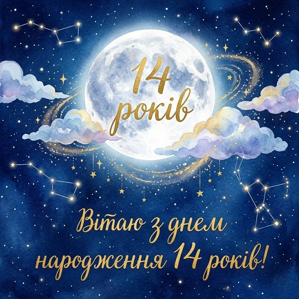 Привітання з днем народження дівчинці на 14 років: зворушливі та сучасні ідеї