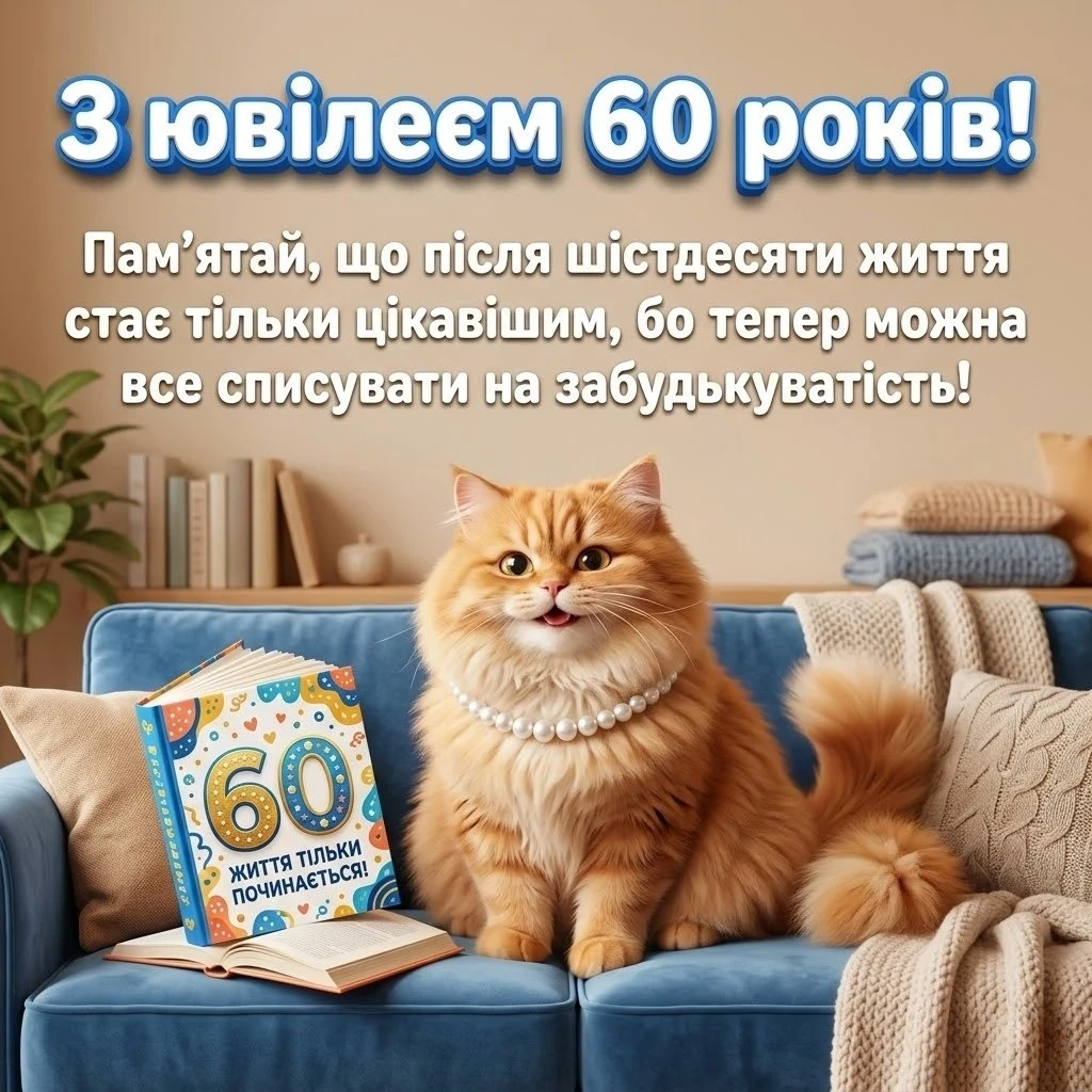 60 років — золота мудрість: підбірка щирих вітань та побажань жінці
