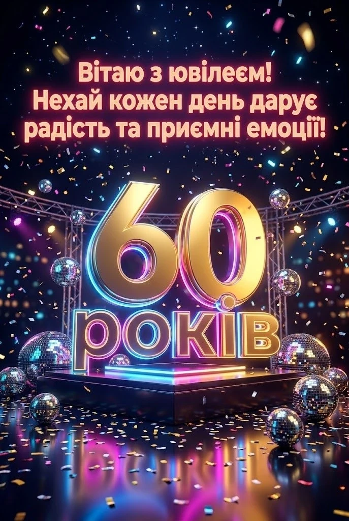 60 років — золота мудрість: підбірка щирих вітань та побажань жінці