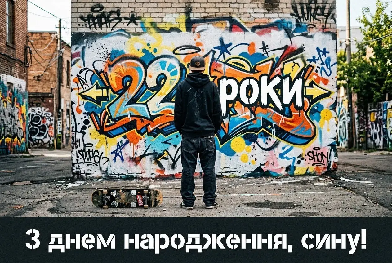 Привітання з днем народження сина 22 роки: найкращі побажання у віршах та прозі