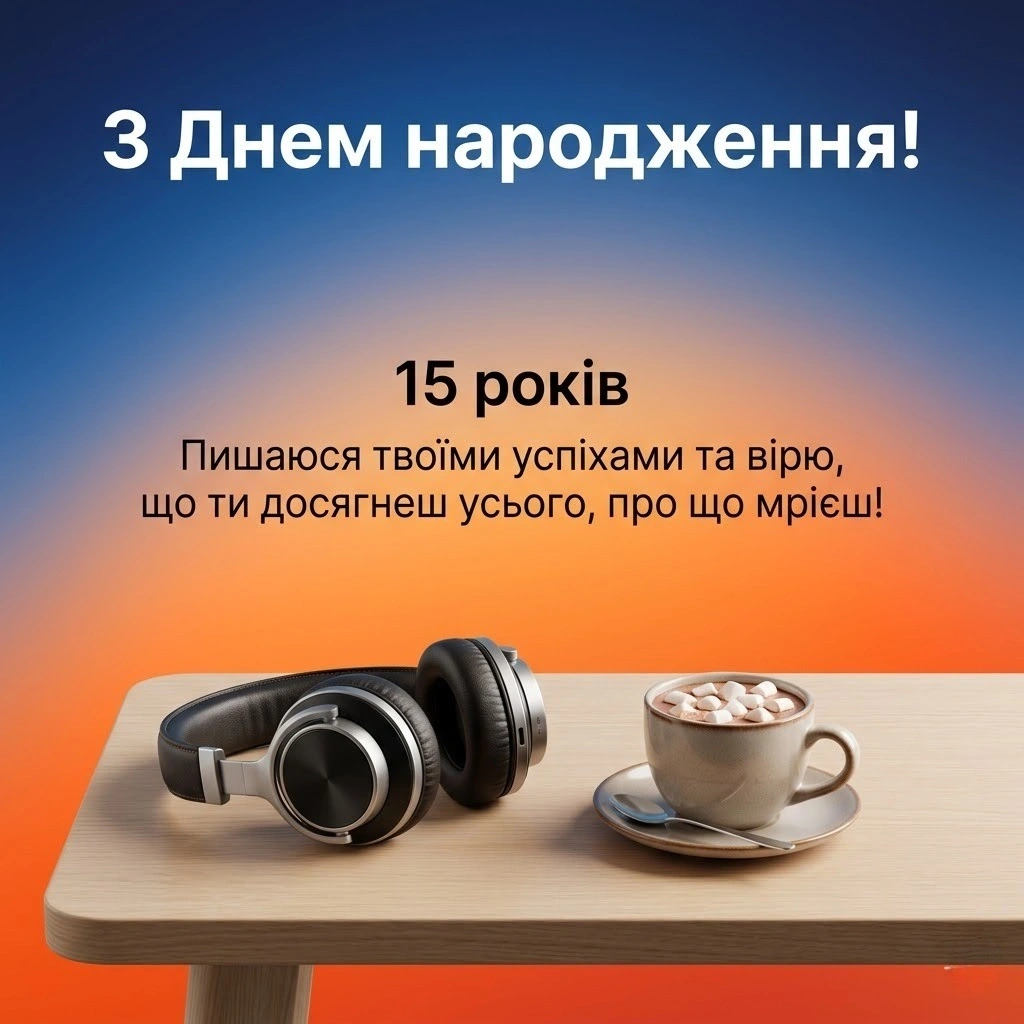 Щирі та зворушливі привітання з днем народження сину на 15 років