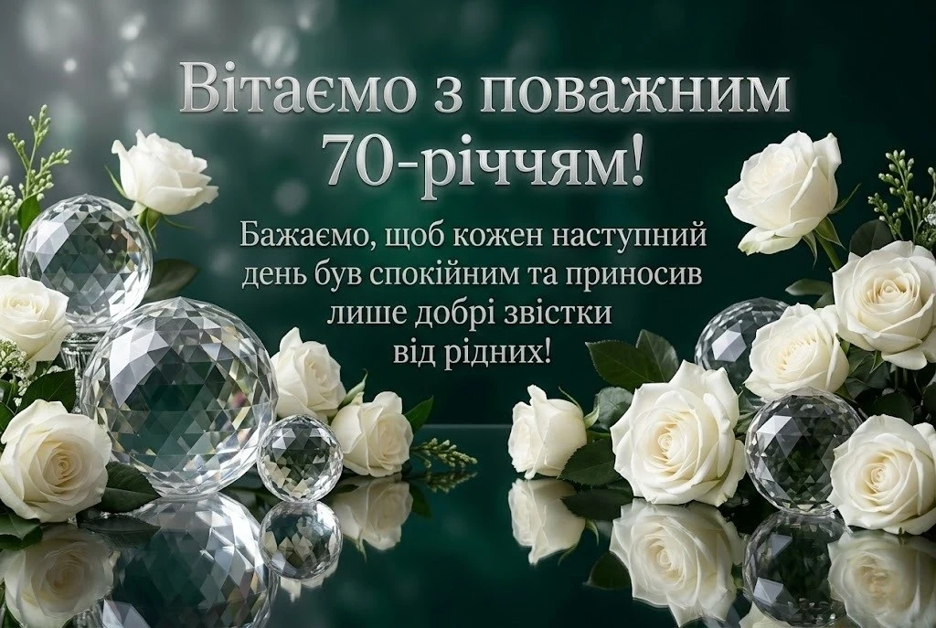 Як щиро привітати чоловіка з 70-річчям: добірка душевних слів