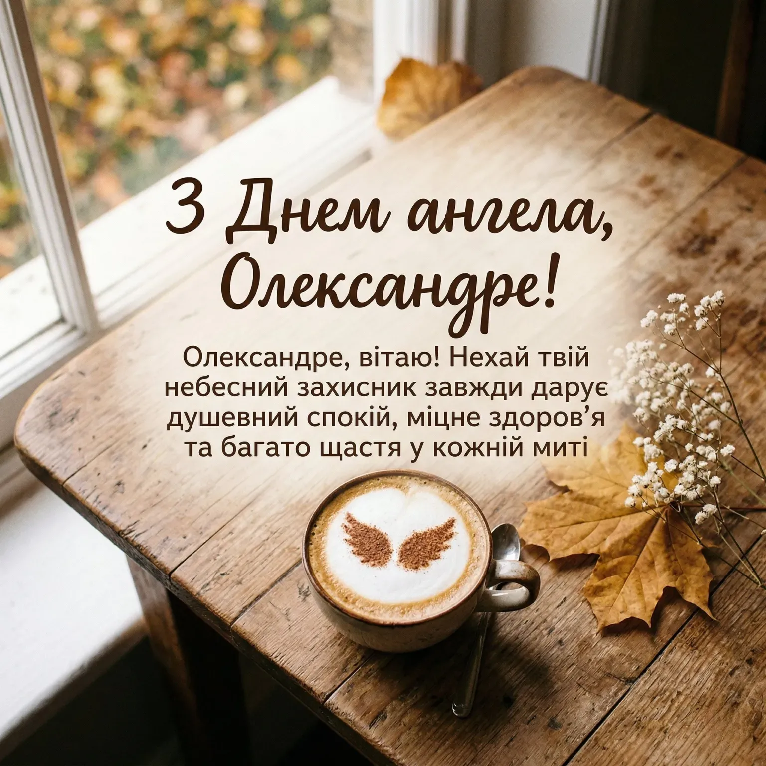 Сильні та натхненні привітання з днем ангела для Олександра