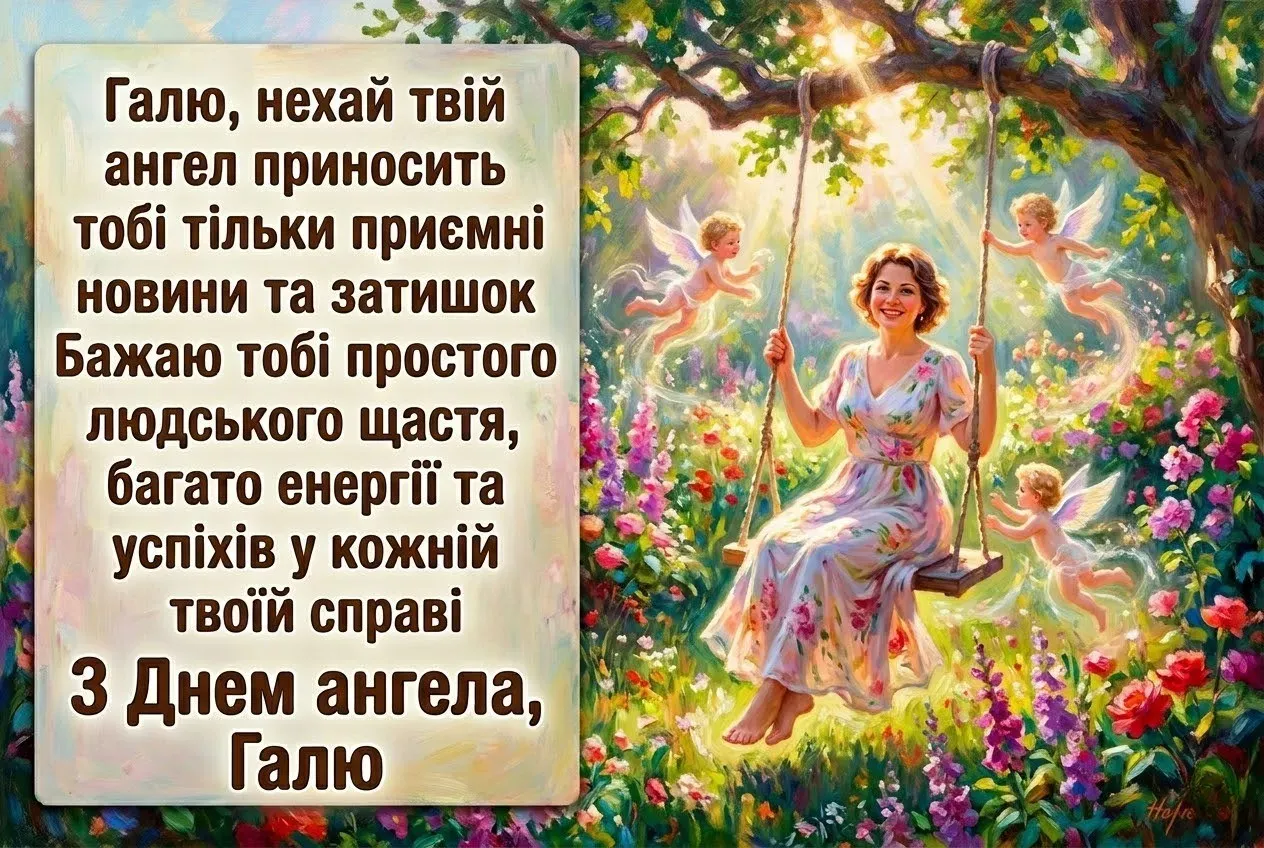 З днем ангела, Галина: велика підбірка красивих картинок та теплих побажань