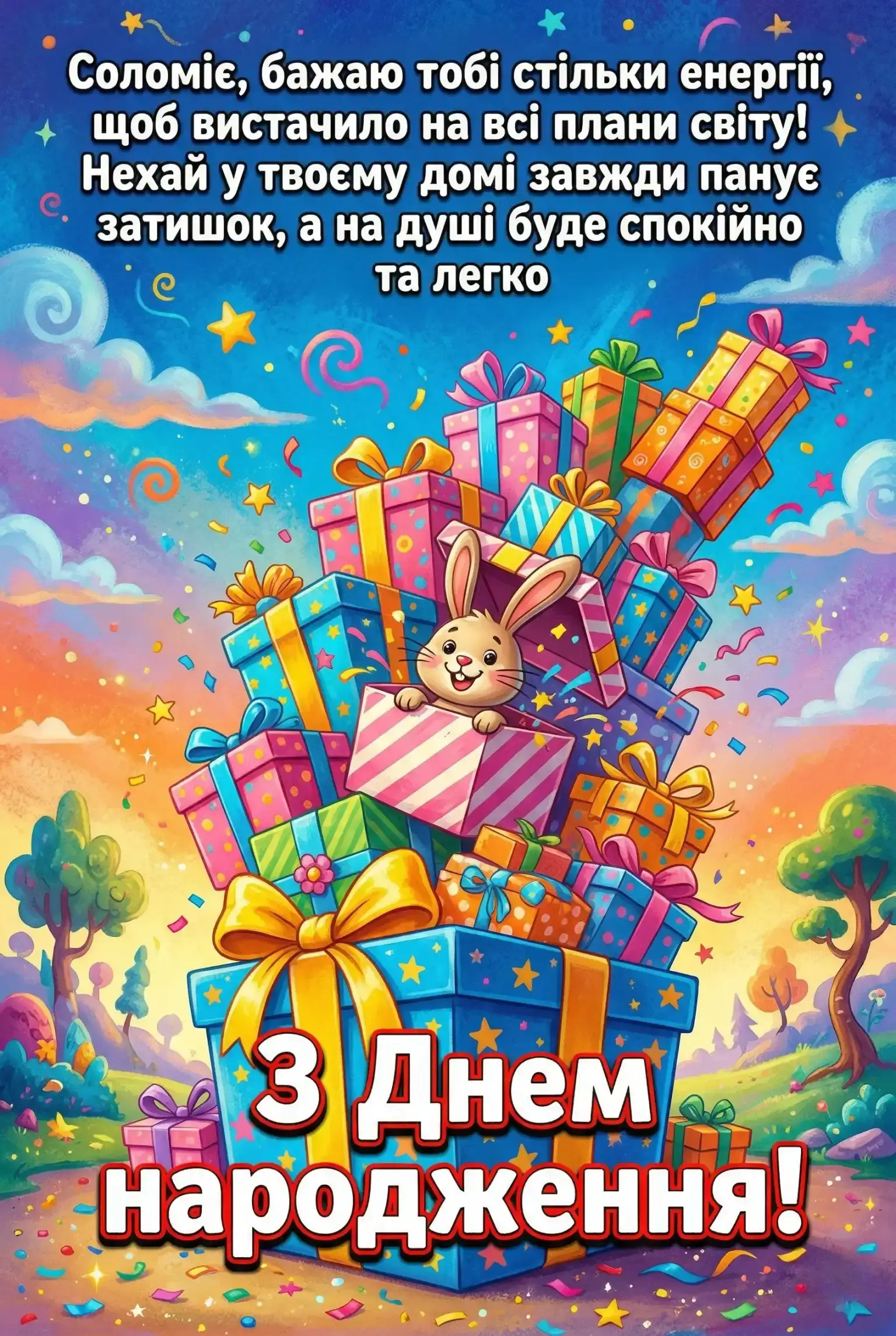 Оригінальні привітання для Соломії: картинки з днем народження та вірші на будь-який смак