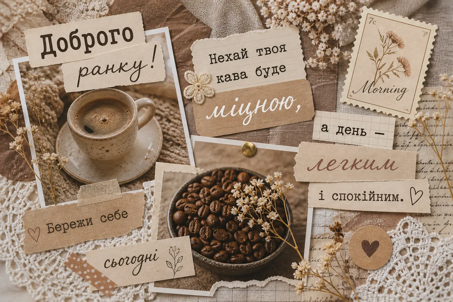 Доброго ранку кава для тебе та найкрасивіші картинки для натхненного початку дня
