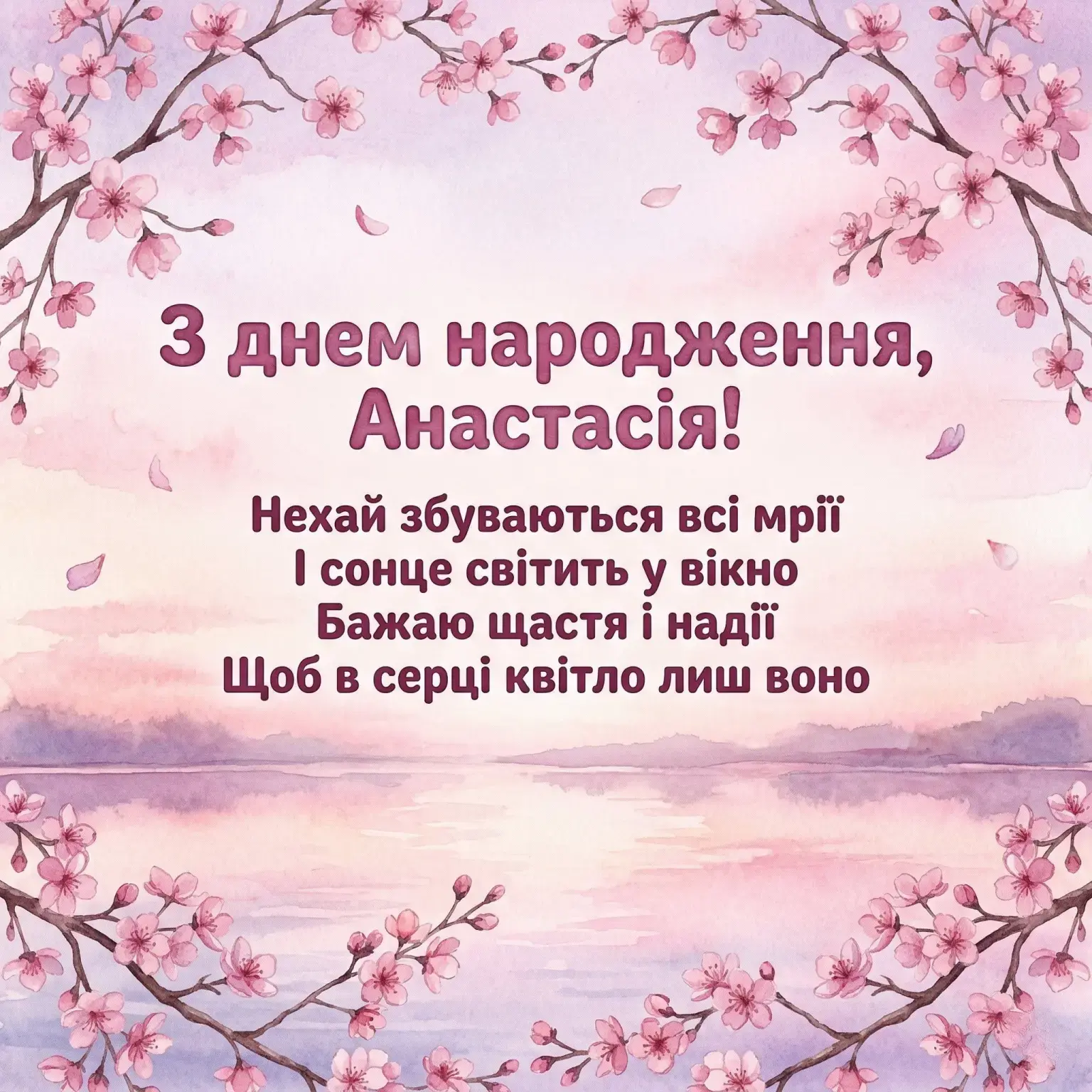 Анастасіє, вітаю! 25+ ідей для незабутнього привітання зі святом