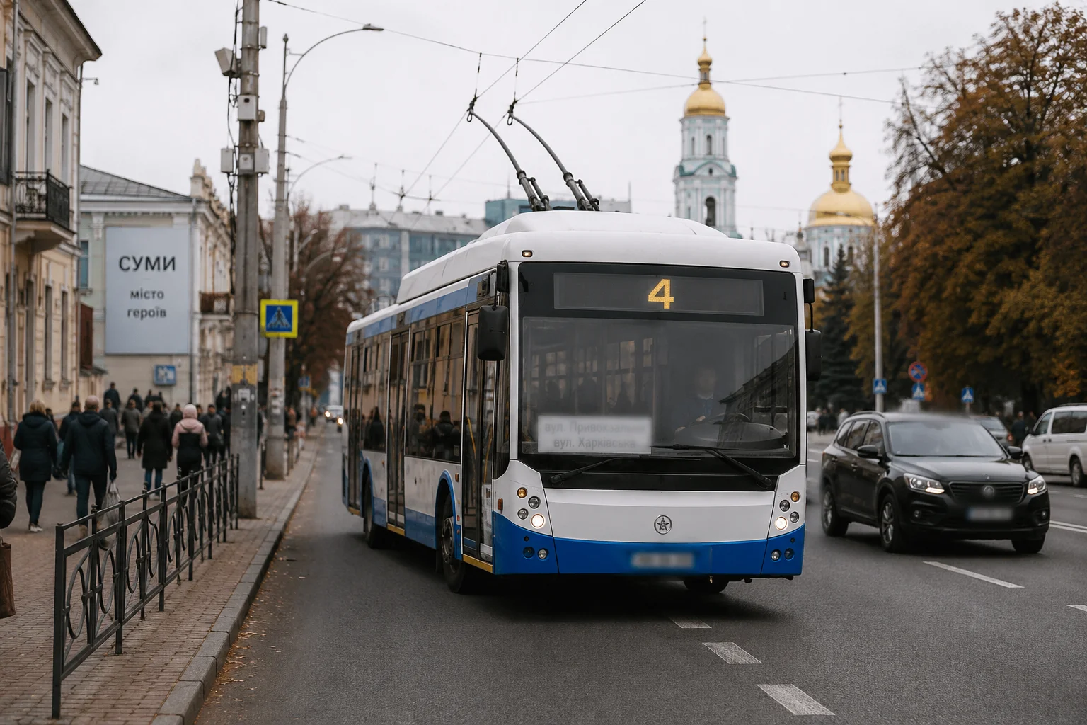 Тролейбус 4 Суми