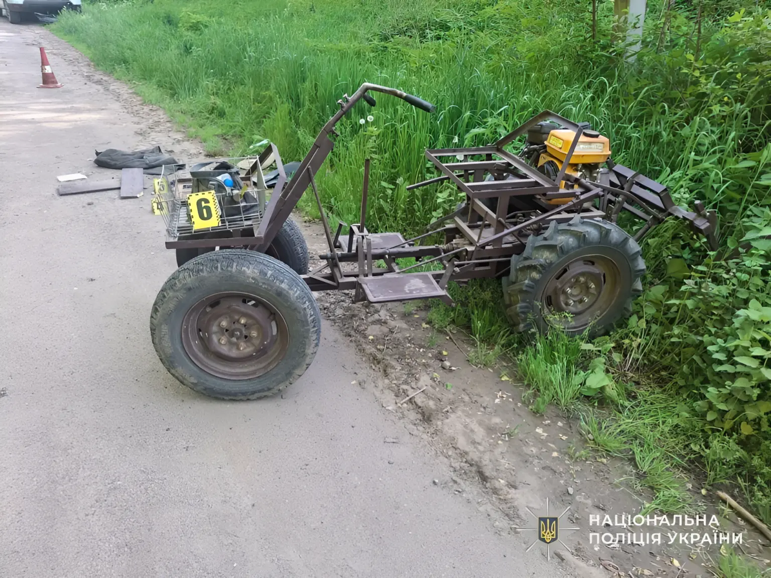 Смертельна поїздка на мотоблоці: на Сумщині в ДТП загинув водій