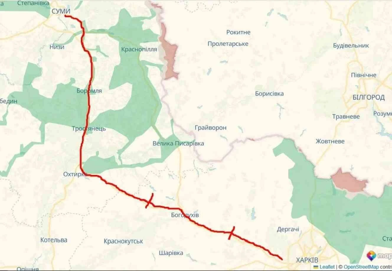 Окупанти цілеспрямовано нищать логістичні шляхи на прикордонні
