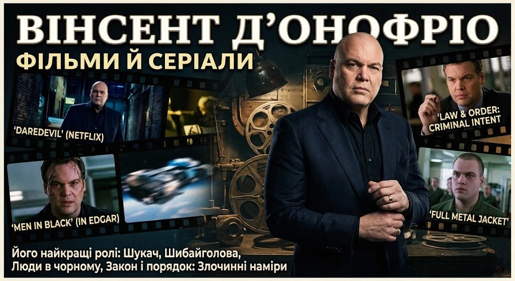 Вінсент Д’Онофріо: від Кубрика до Марвел повна добірка