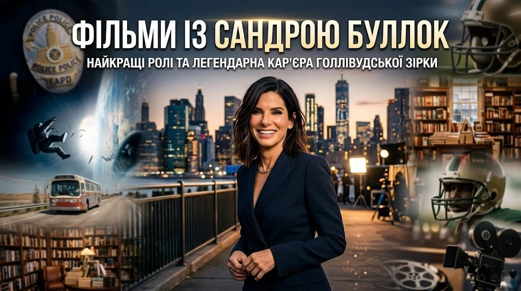 Фільми із Сандрою Буллок, де акторська майстерність бездоганна